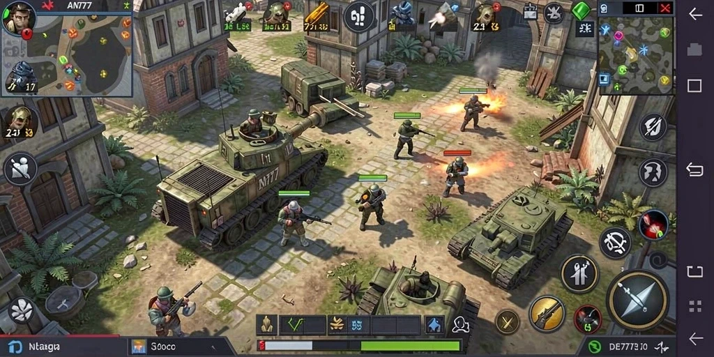Screenshot AN777 menunjukkan aksi strategi yang mendebarkan di dalam permainan.