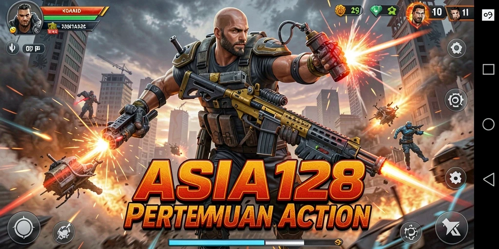 Tampilan intens pertempuran di ASIA128 yang mengesankan.