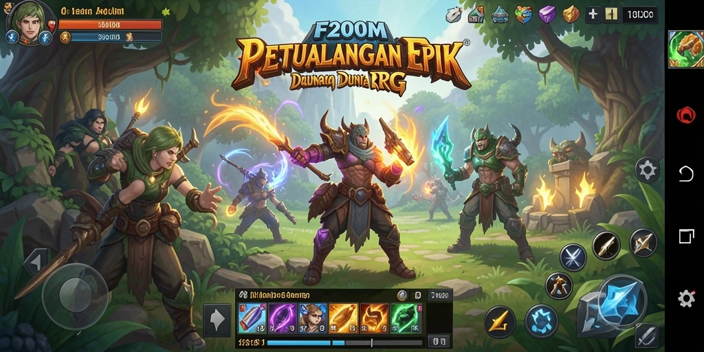 Menampilkan aksi pertempuran mendebarkan dalam F200M.