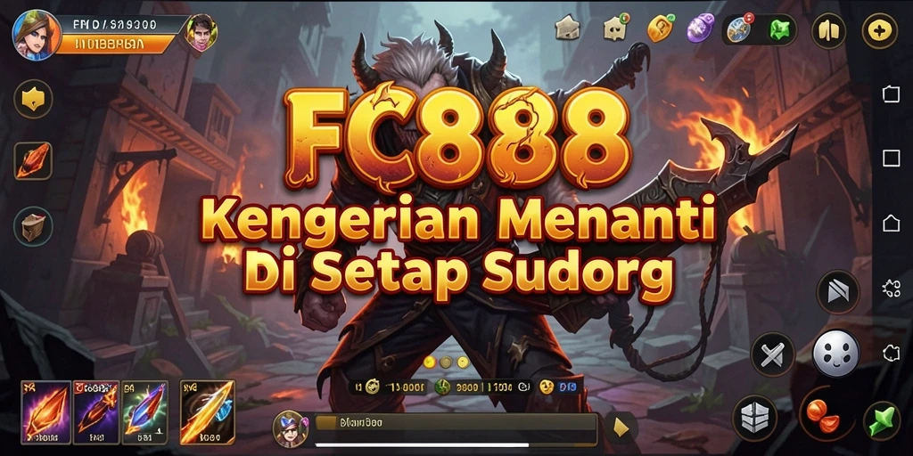 Screenshot FC888 menunjukkan suasana horor yang mencekam.