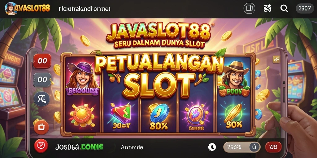 Tampilan gameplay seru dalam petualangan slot JAVASLOT88.