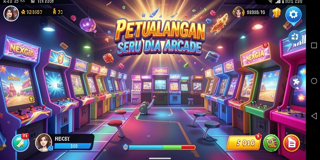 Gameplay NEXGID yang seru dan menegangkan.