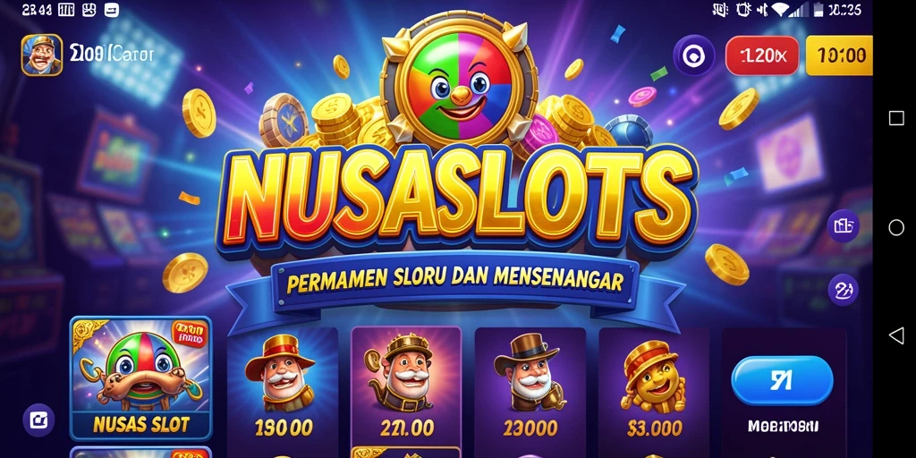 Tampilan gameplay seru dari NUSASLOTS dengan efek visual yang menawan.