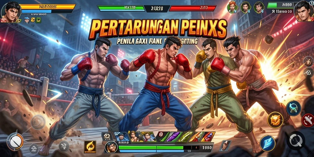 Menampilkan pertarungan seru antara karakter dengan efek visual menakjubkan.