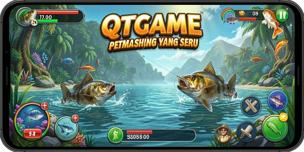 Gameplay memancing yang menakjubkan dan realistis di QTGAME.