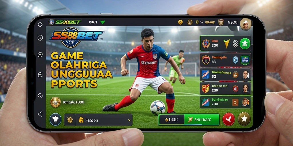 Tangkapan layar gameplay SS88BET menampilkan pertandingan olahraga yang penuh aksi.